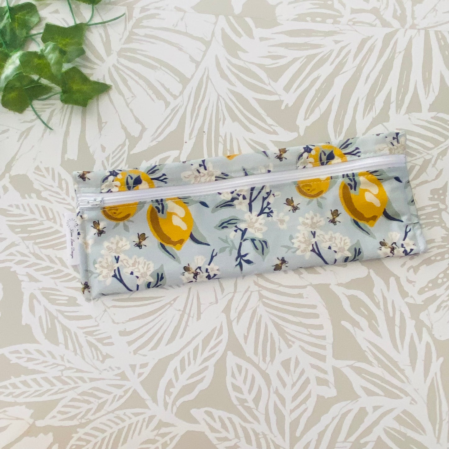 Bee & Lemon Cutlery/Travel Bag