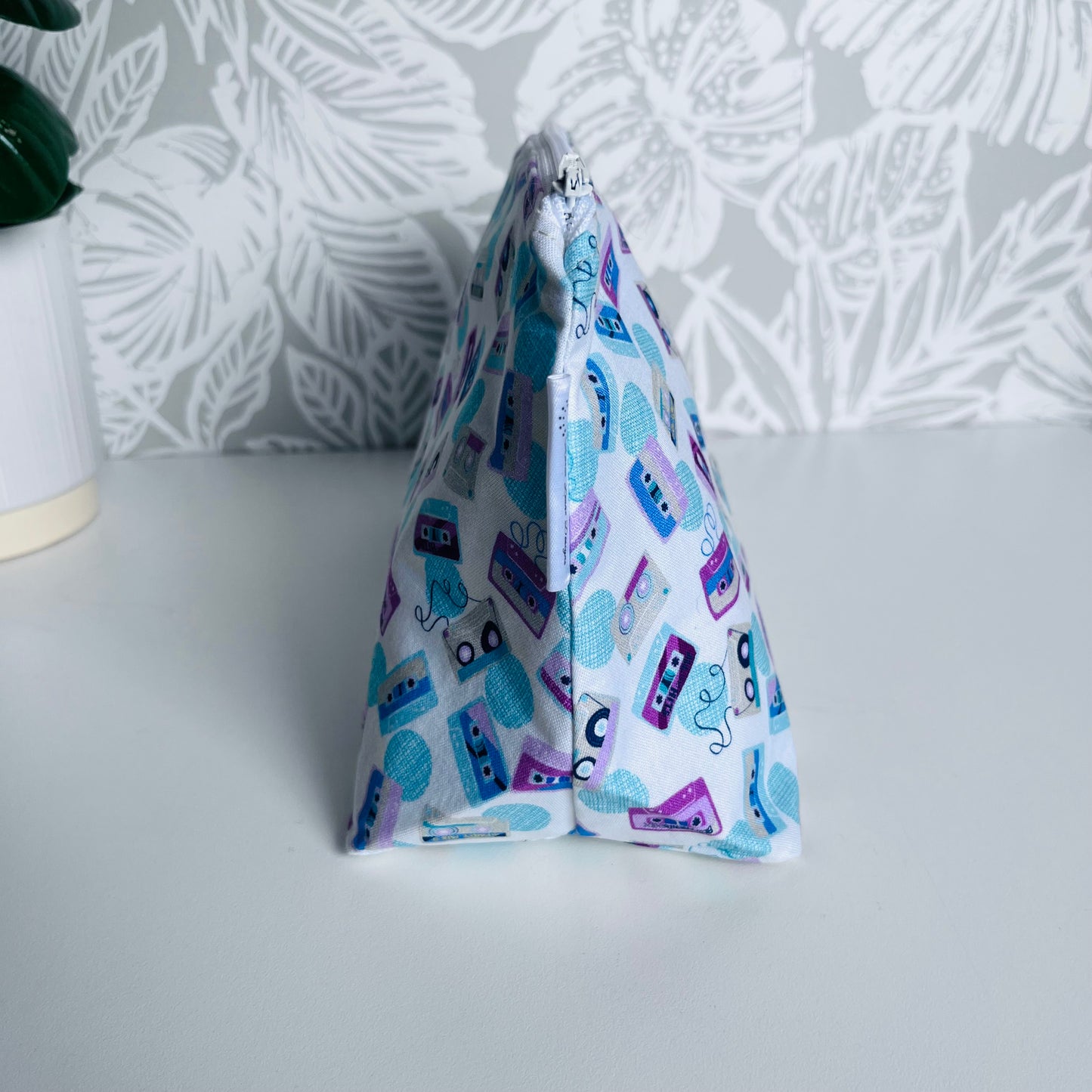 Retro Cassette Tape Travel/Cosmetic Bag