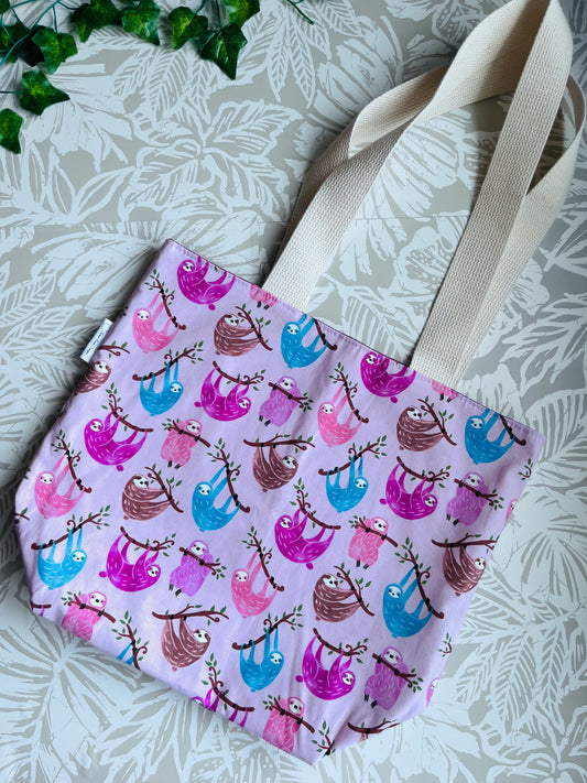 Pink Sloth Market Tote