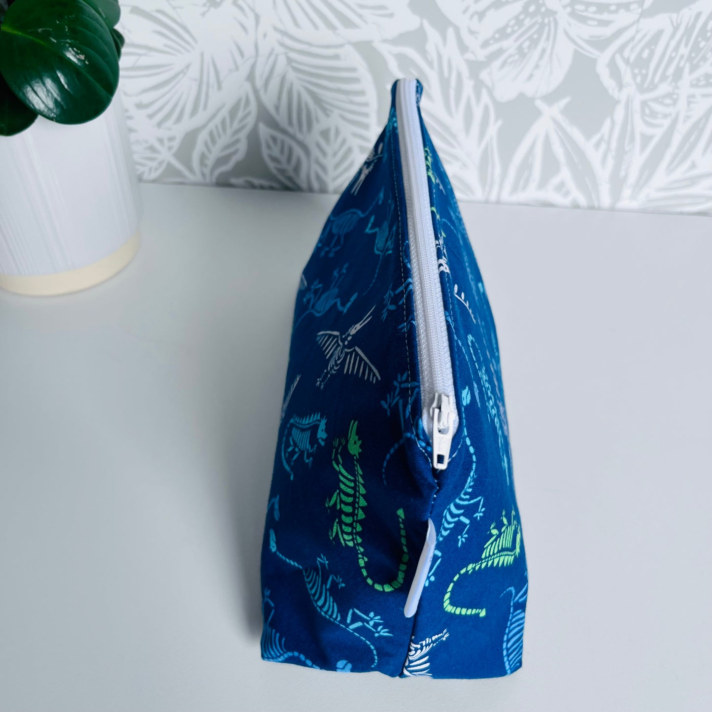 Dino Skeleton Travel/Cosmetic Bag