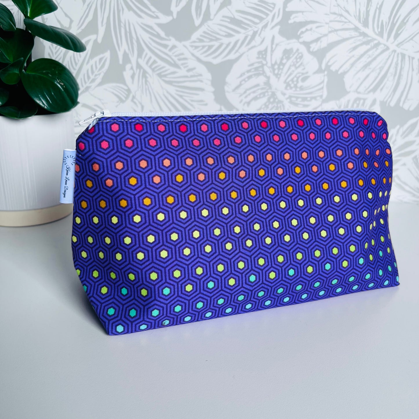 Purple Rainbow Travel/Cosmetic Bag