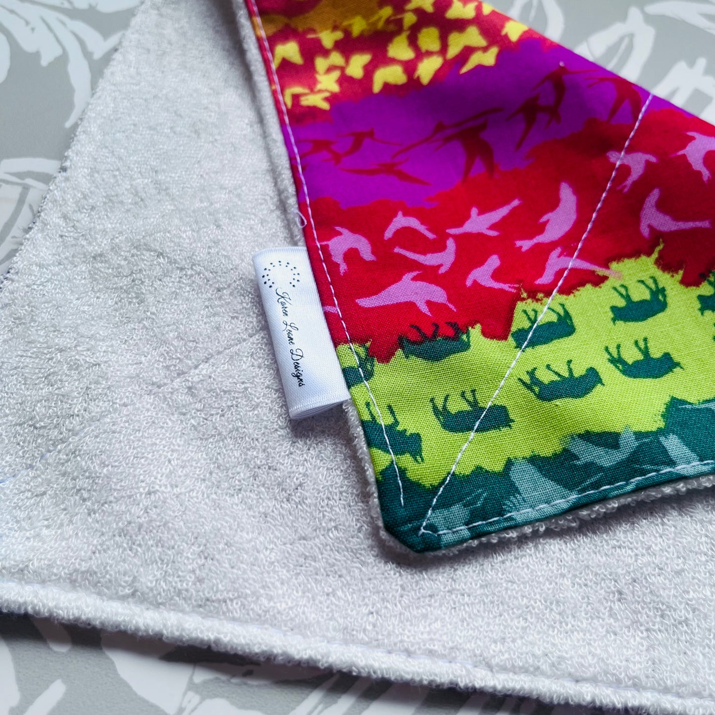 Multicoloured Animal Wash Cloth