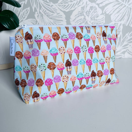 Ice Cream Travel/Cosmetic Bag