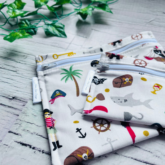 Pirate Sandwich & Snack Bags