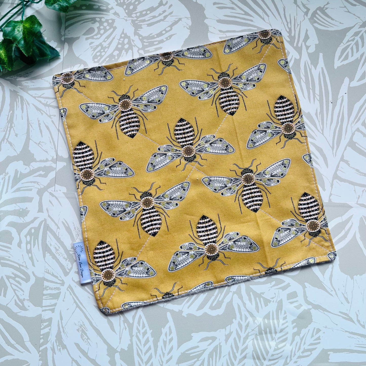 Golden Bee Wash Cloth