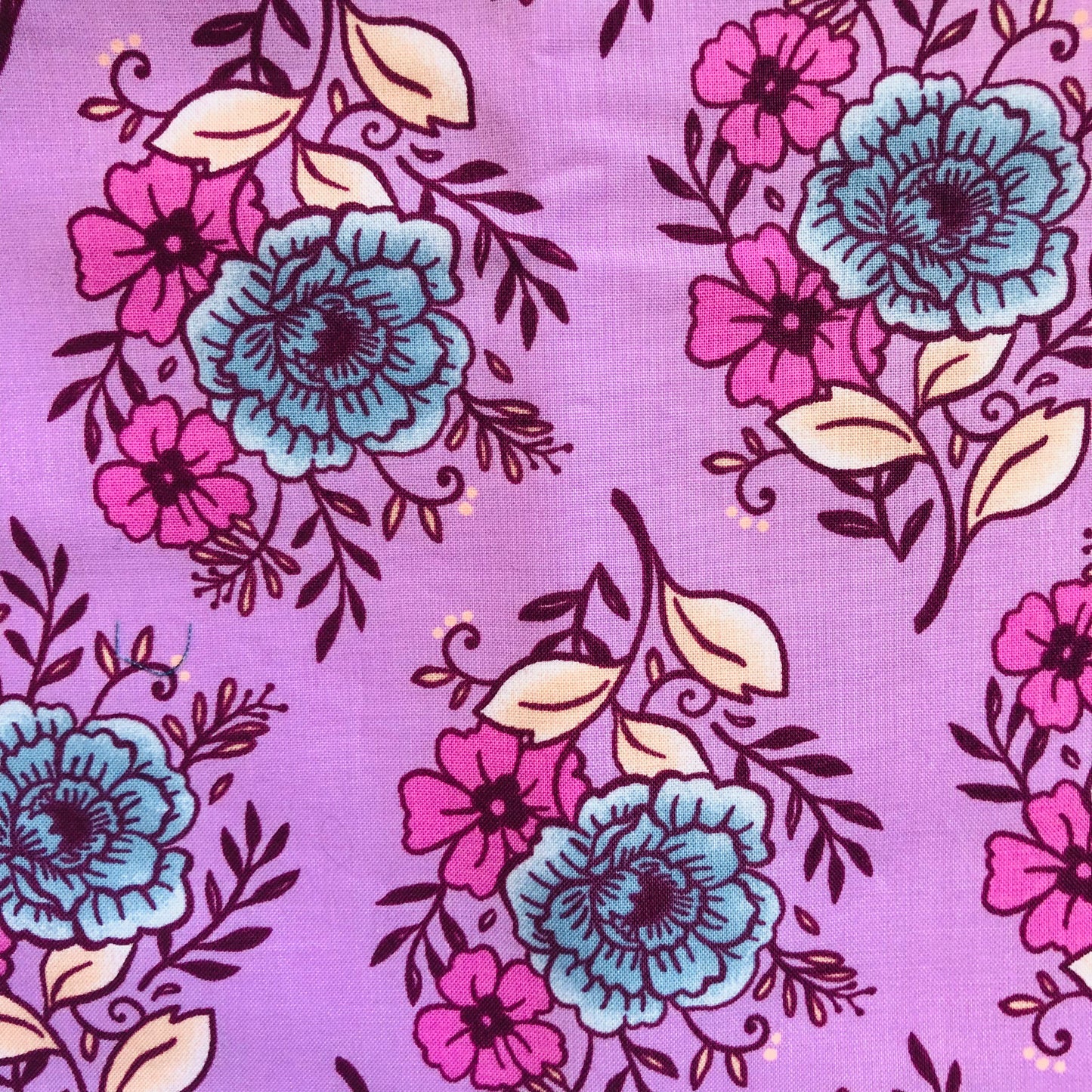 Purple Floral Wet Bag
