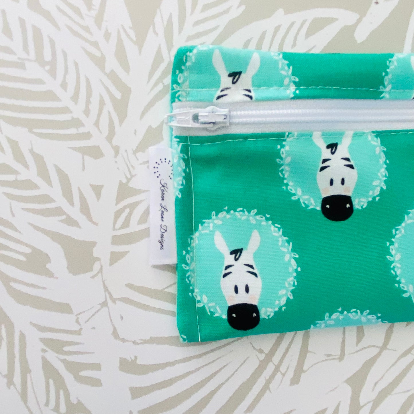 Green Zebra Cutlery/Travel Bag