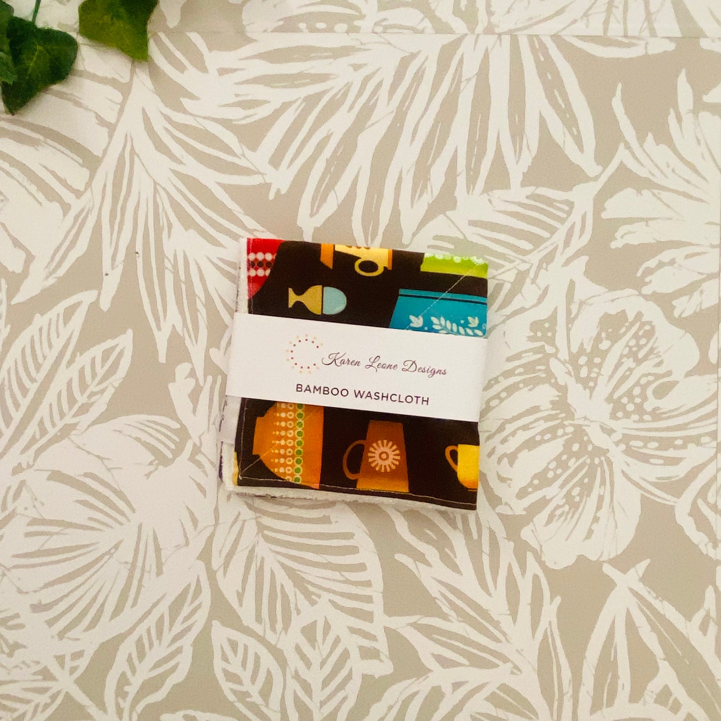 retro Pyrex Wash Cloth