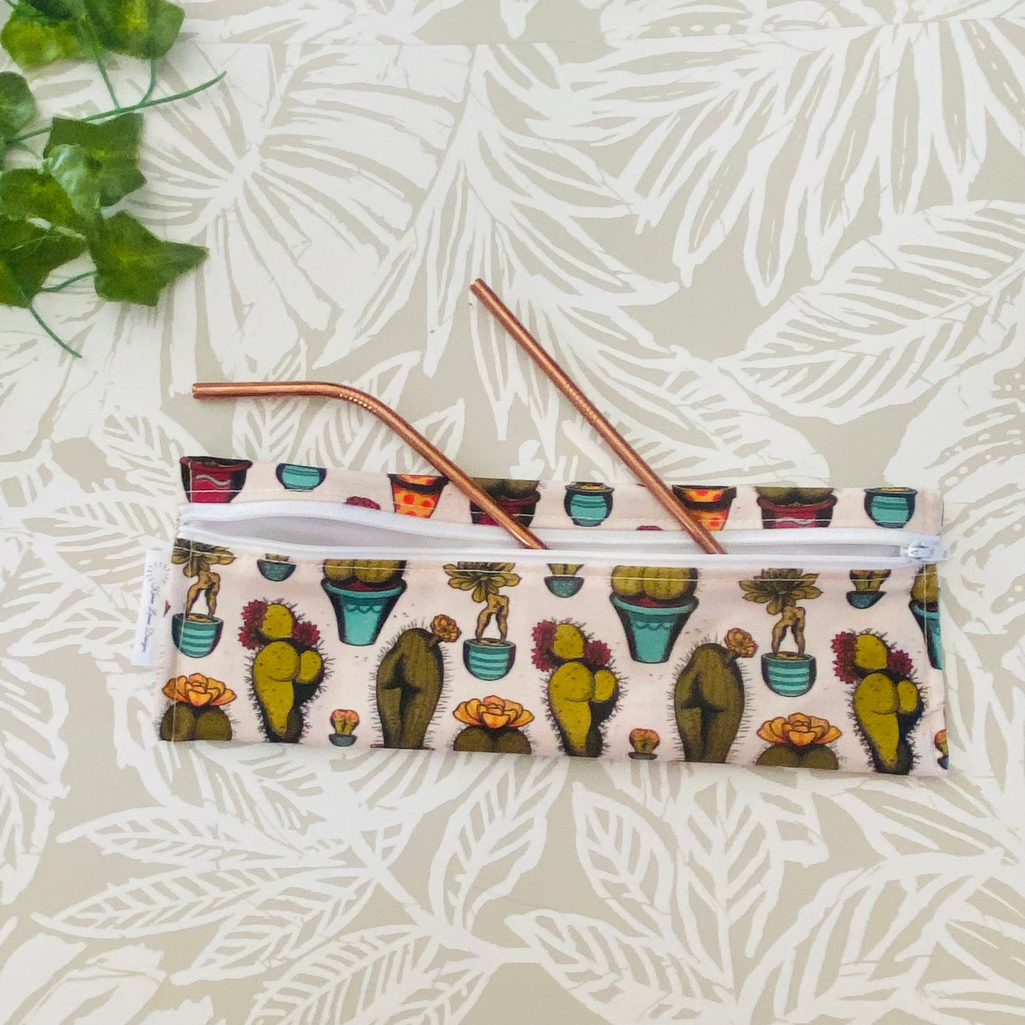 Cactus Bum Cutlery/Travel Bag