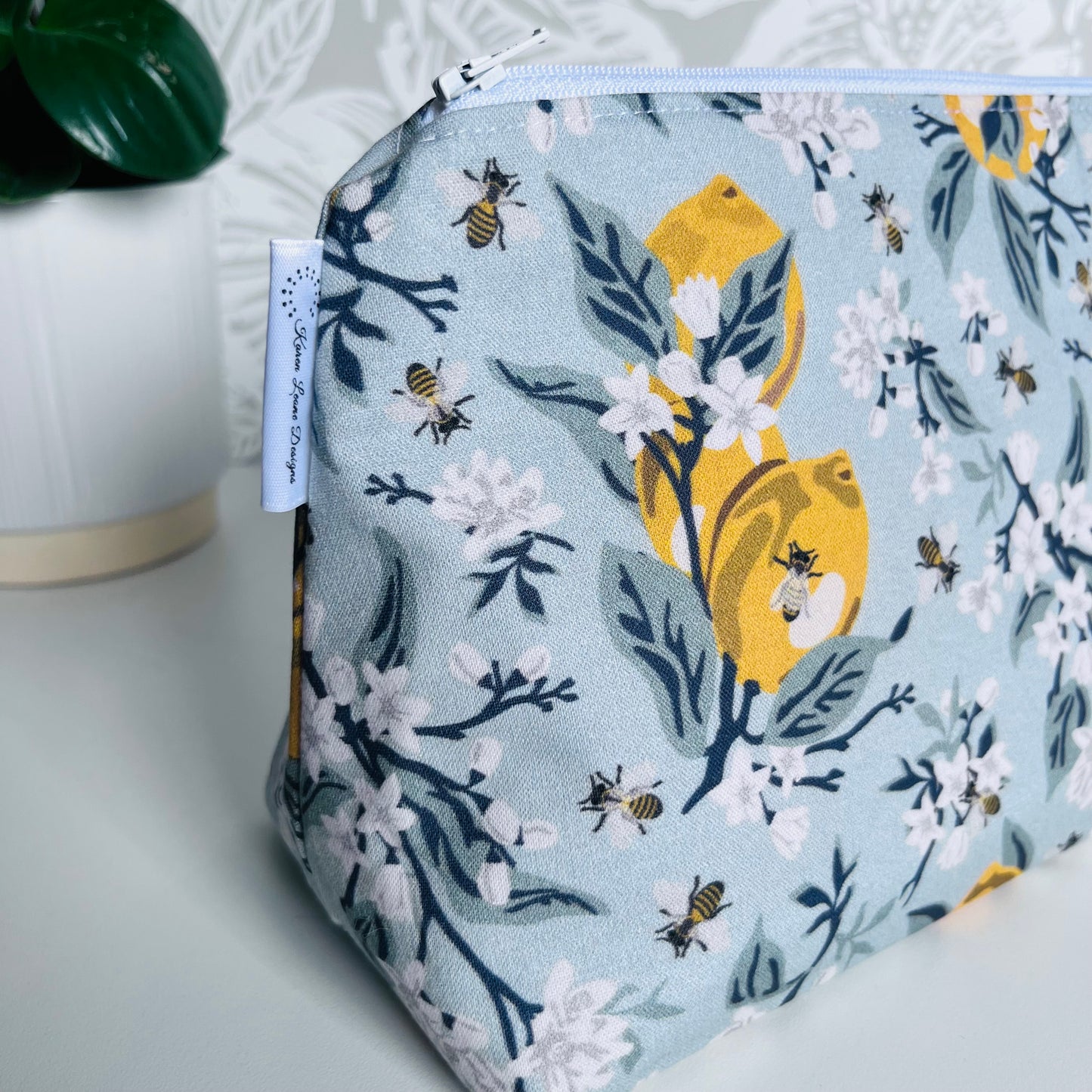 Lemon & Bee Travel/Cosmetic Bag