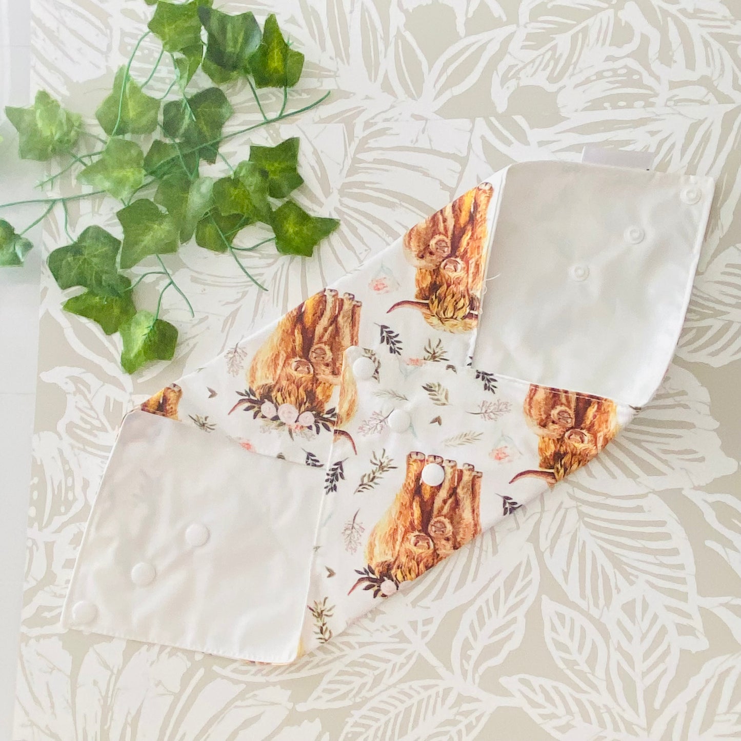 Highland Cow Sandwich Wrap
