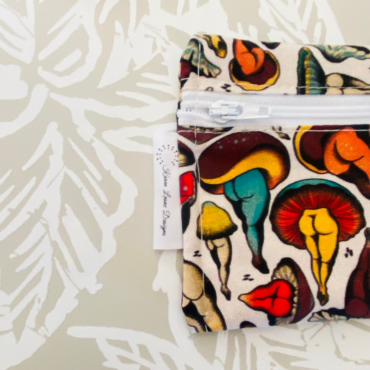 Mushroom Bum Cutlery/Travel Bag