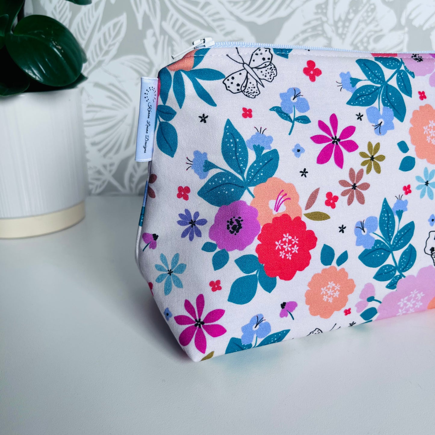 Floral Travel/Cosmetic Bag