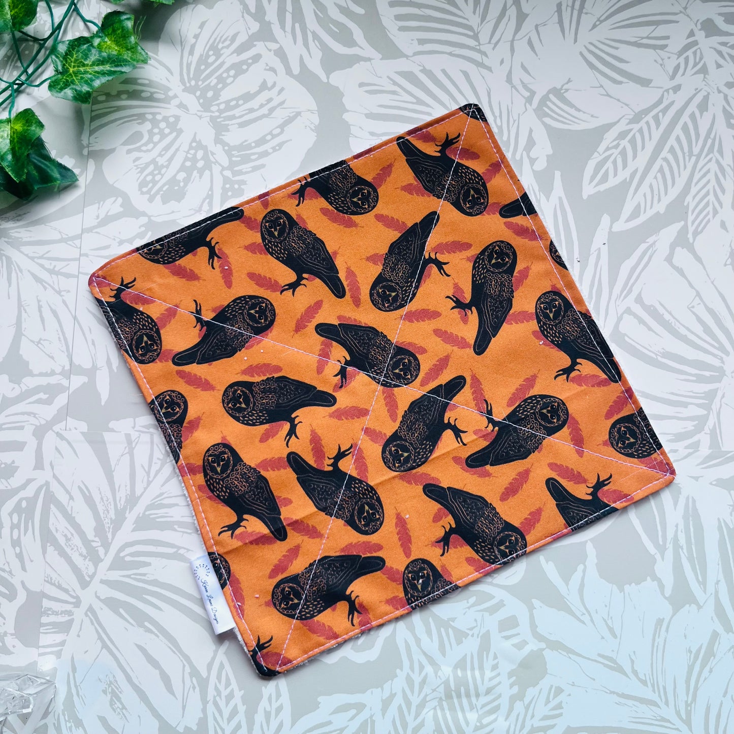 Owl Wash Cloth