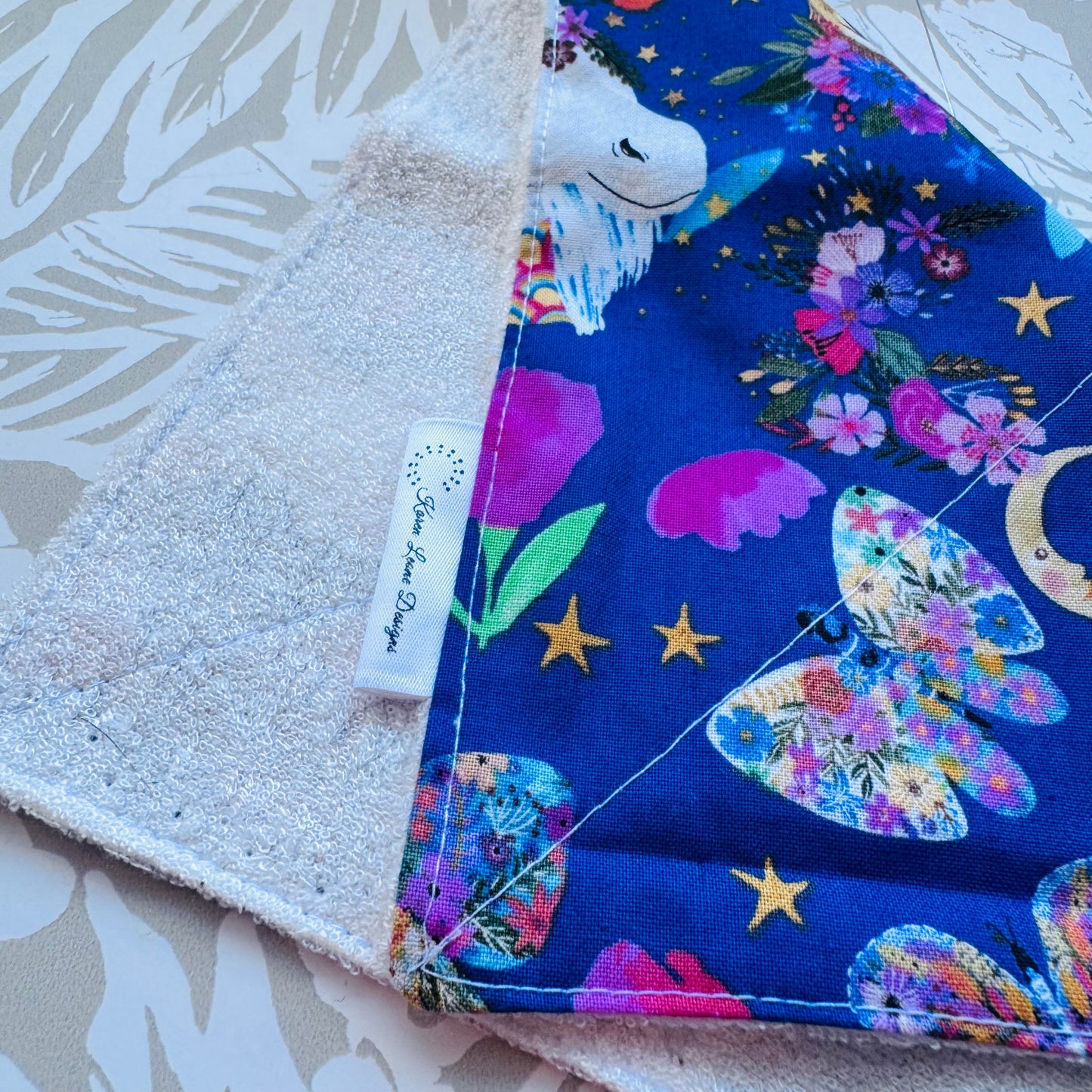 Purple Woodland Creature Wash Cloth