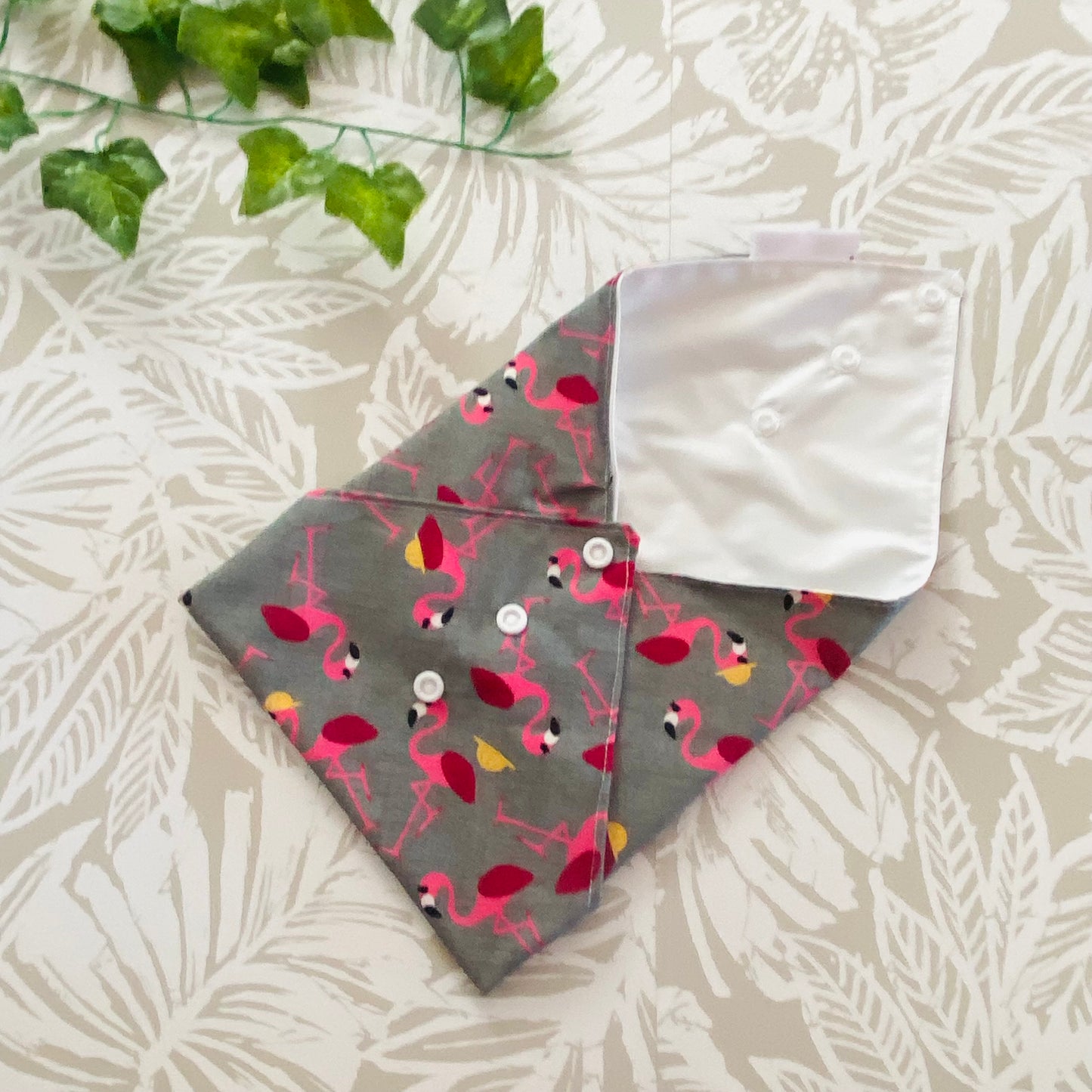 Construction Flamingo Sandwich Wrap