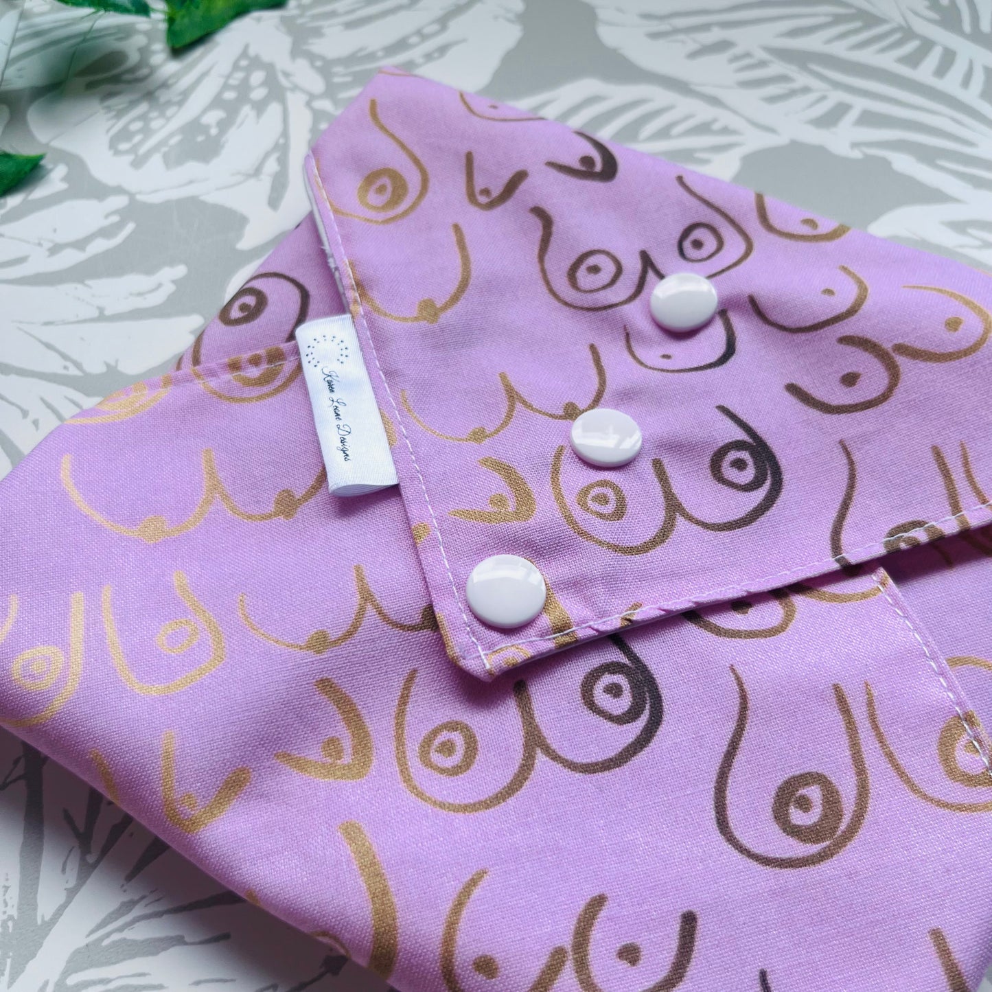 Pink & Gold Boob Sandwich Wrap