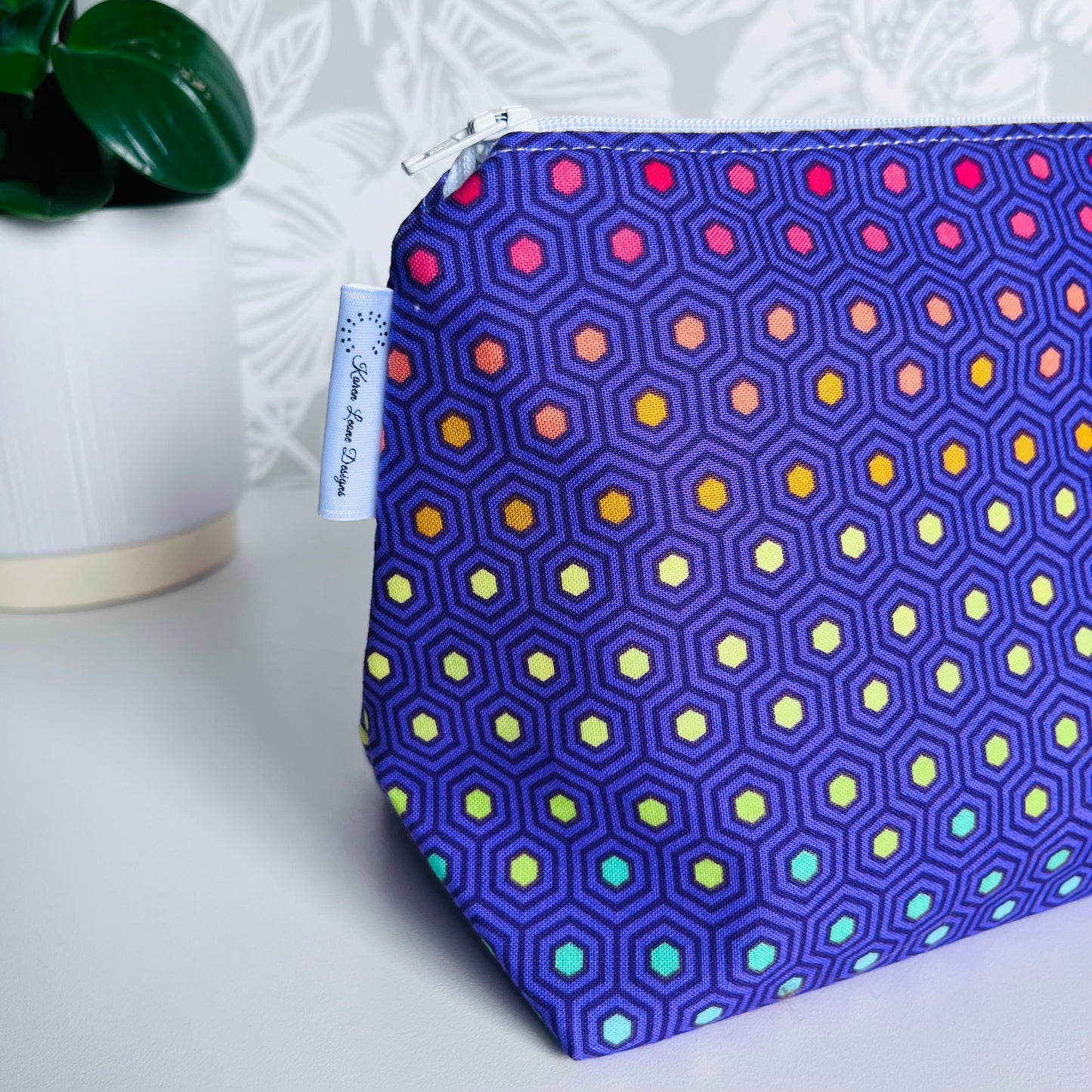 Purple Rainbow Travel/Cosmetic Bag