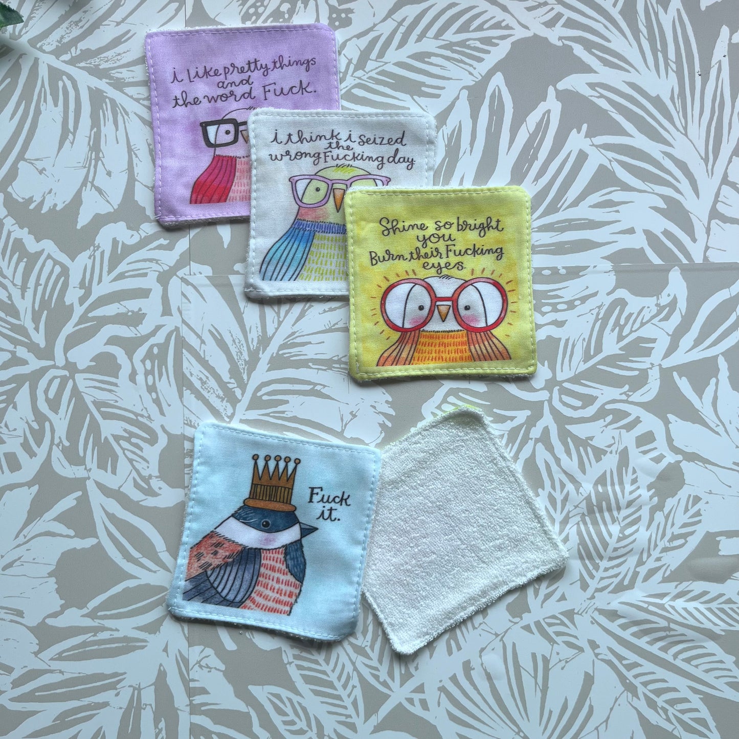Profanity Bird Pack 2 Face Wipes