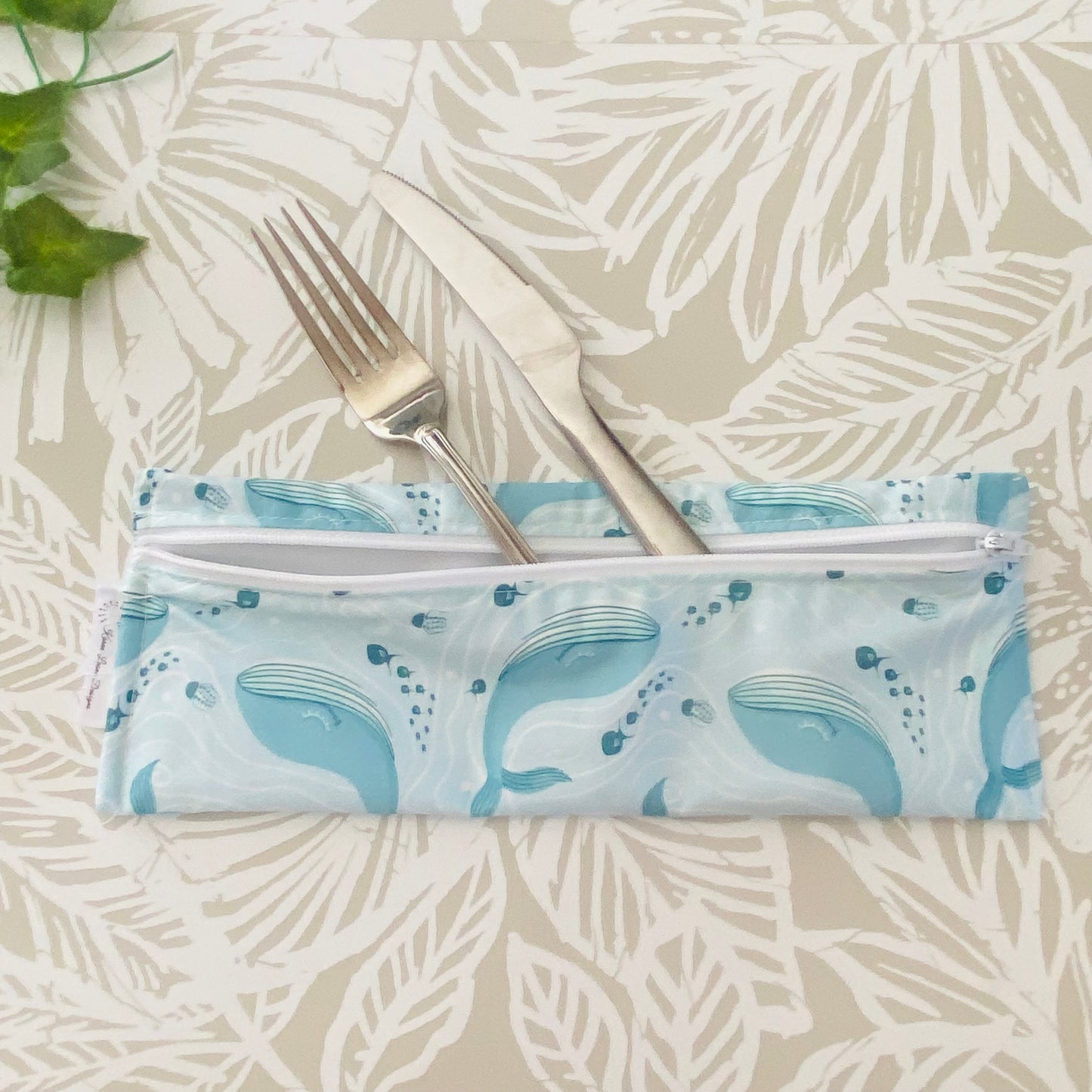 Blue Whale Cutlery/Travel Bag