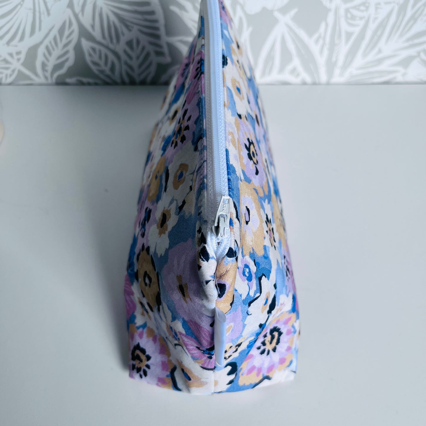 Purple Florals Travel/Cosmetic Bag
