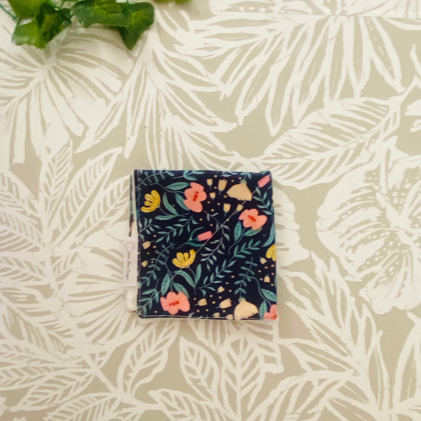 Blue Floral Wash Cloth
