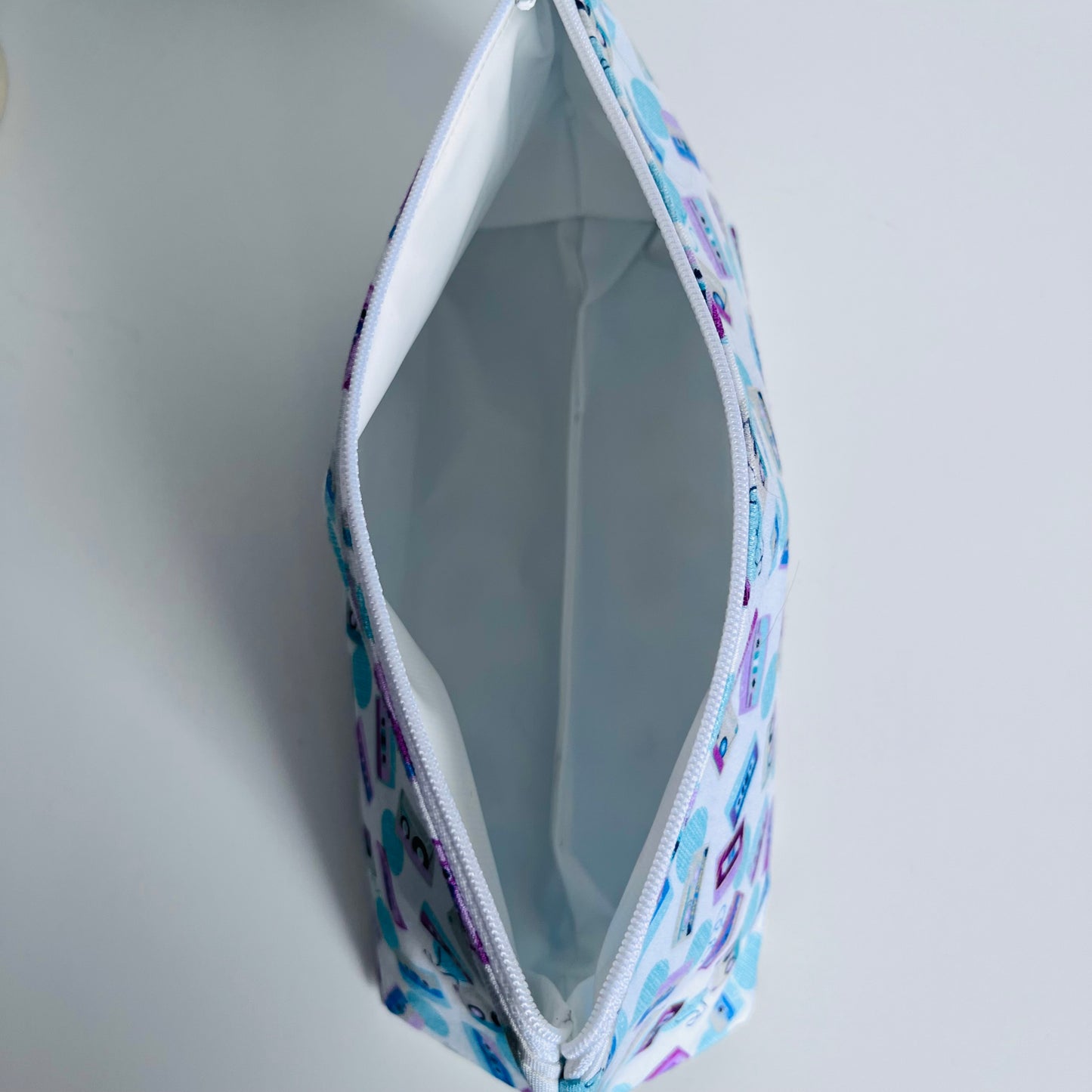 Retro Cassette Tape Travel/Cosmetic Bag