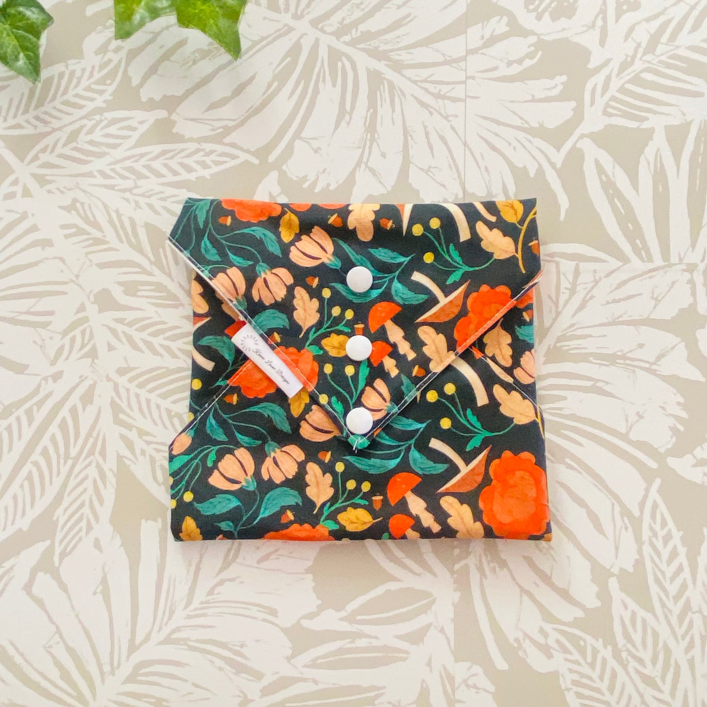 Orange Mushroom Sandwich Wrap