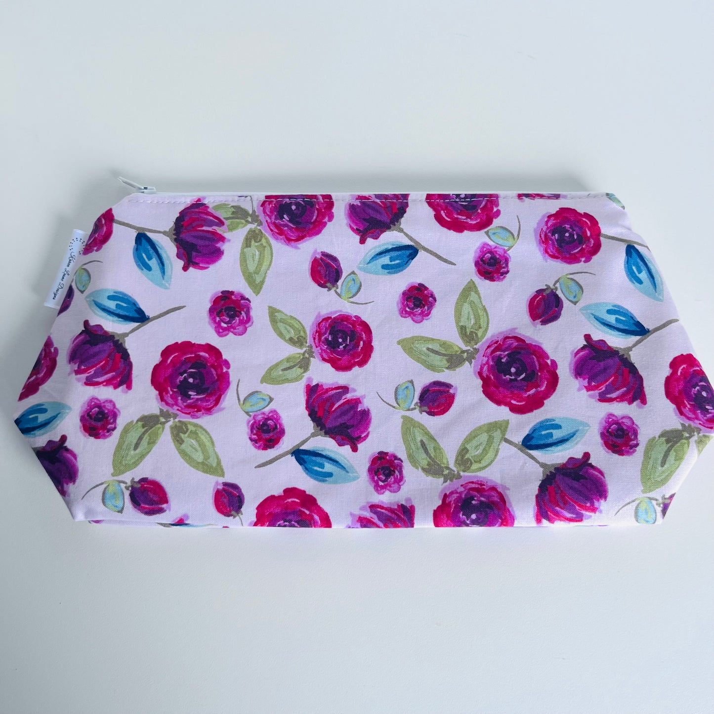 Pink Floral Bag Travel/Cosmetic Bag