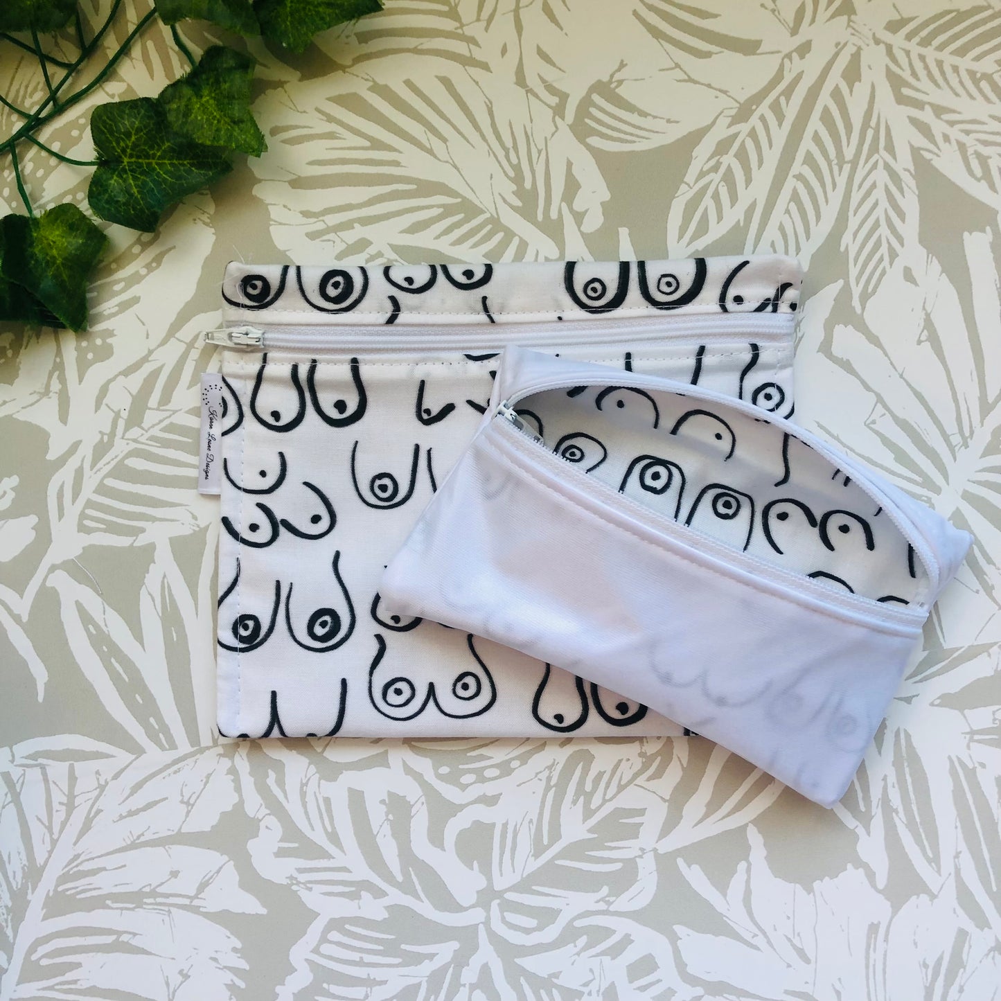 White Boob Sandwich & Snack Bags