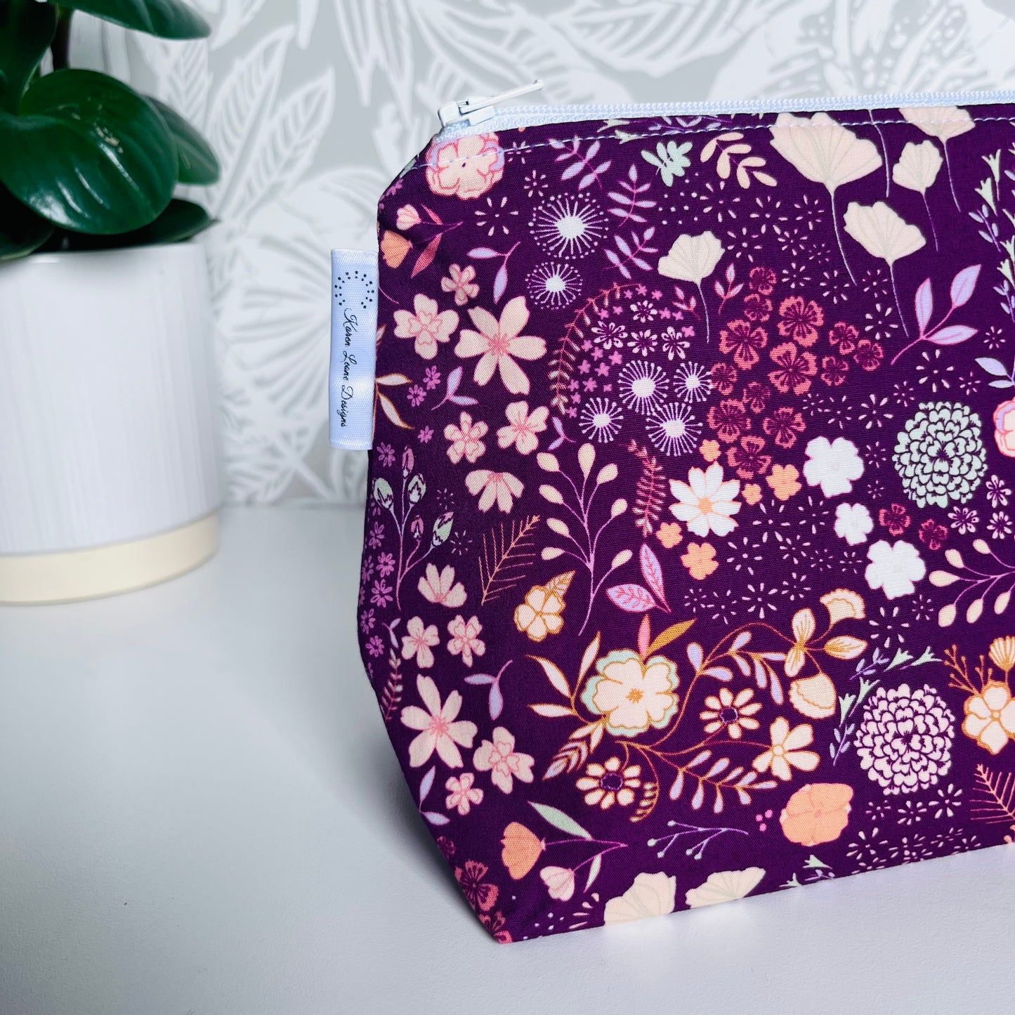 Floral Travel/Cosmetic Bag