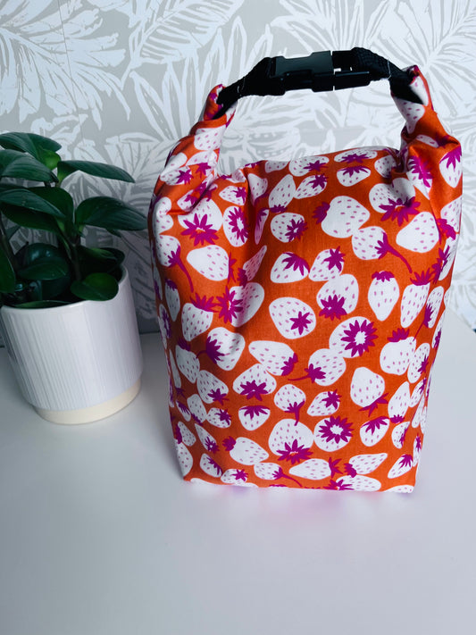 Orange Strawberry Lunch Bag