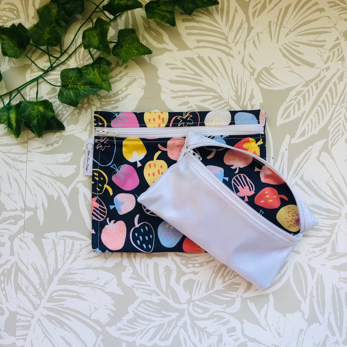 Multicoloured Strawberry Sandwich & Snack Bags