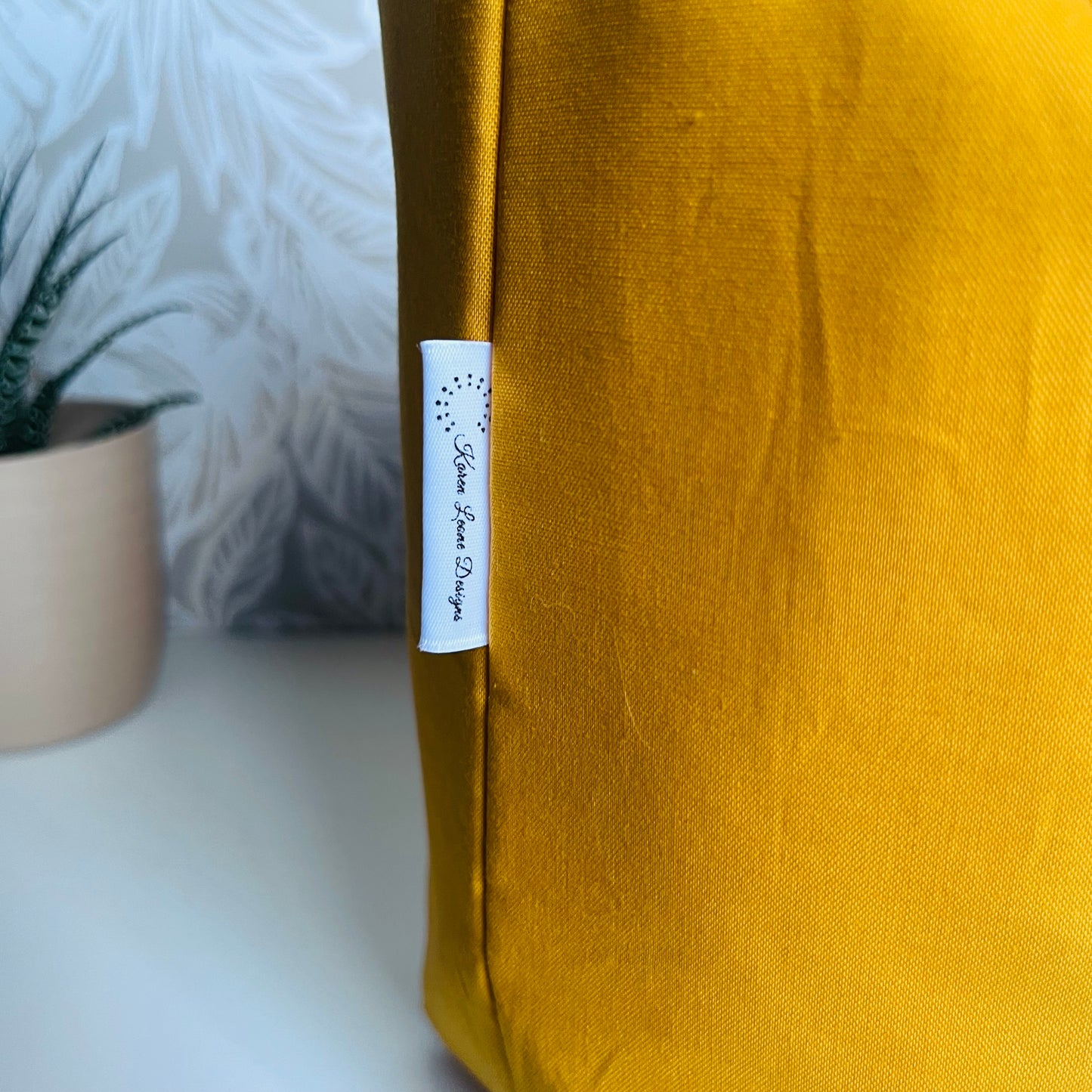 Solid Yellow Lunch Bag
