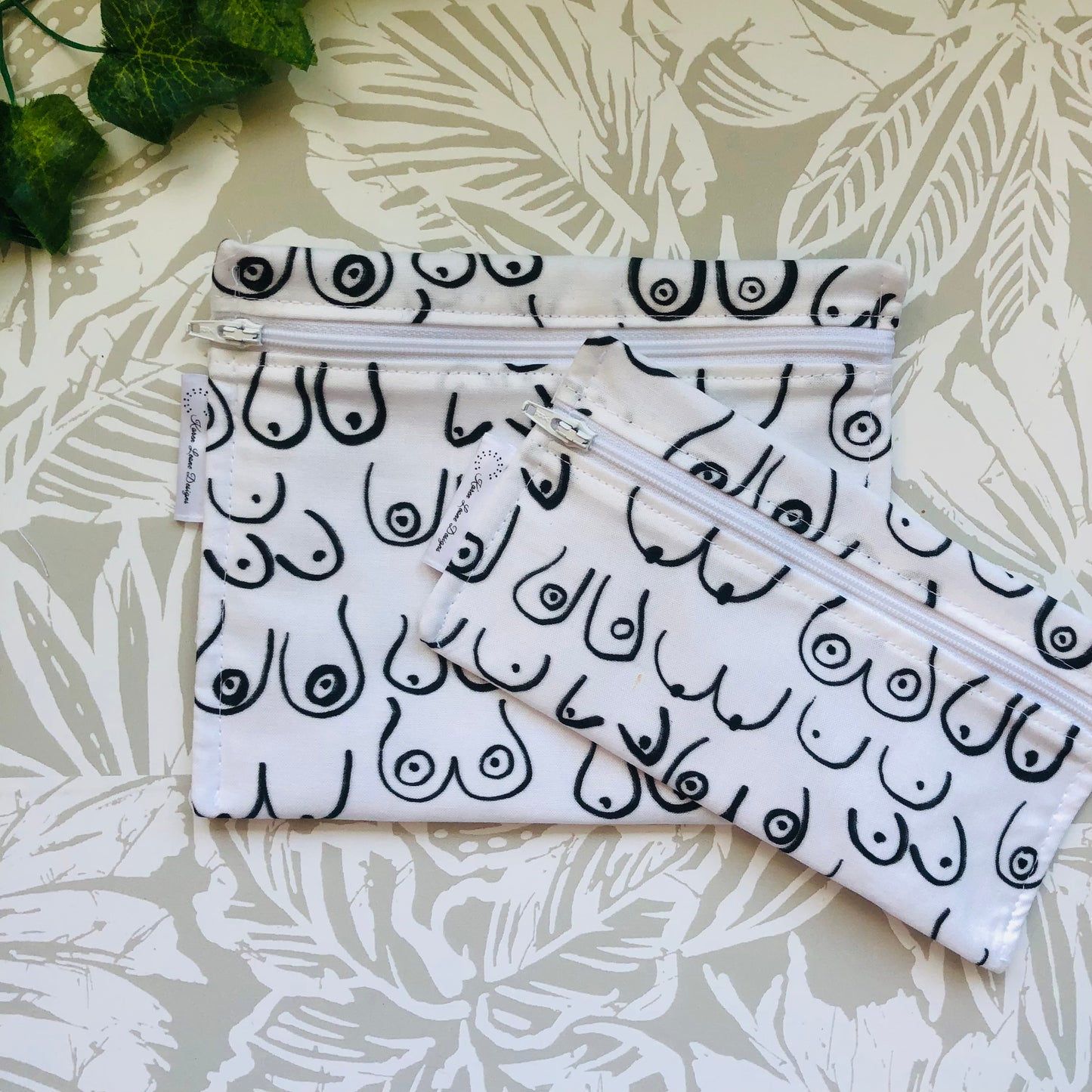 White Boob Sandwich & Snack Bags