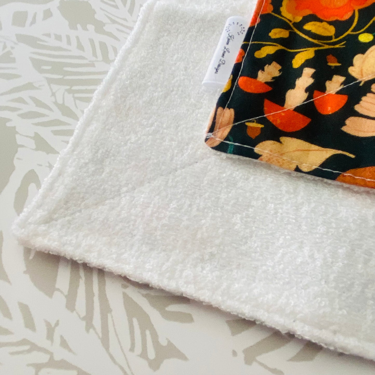 Floral & Mushroom Wash Cloth