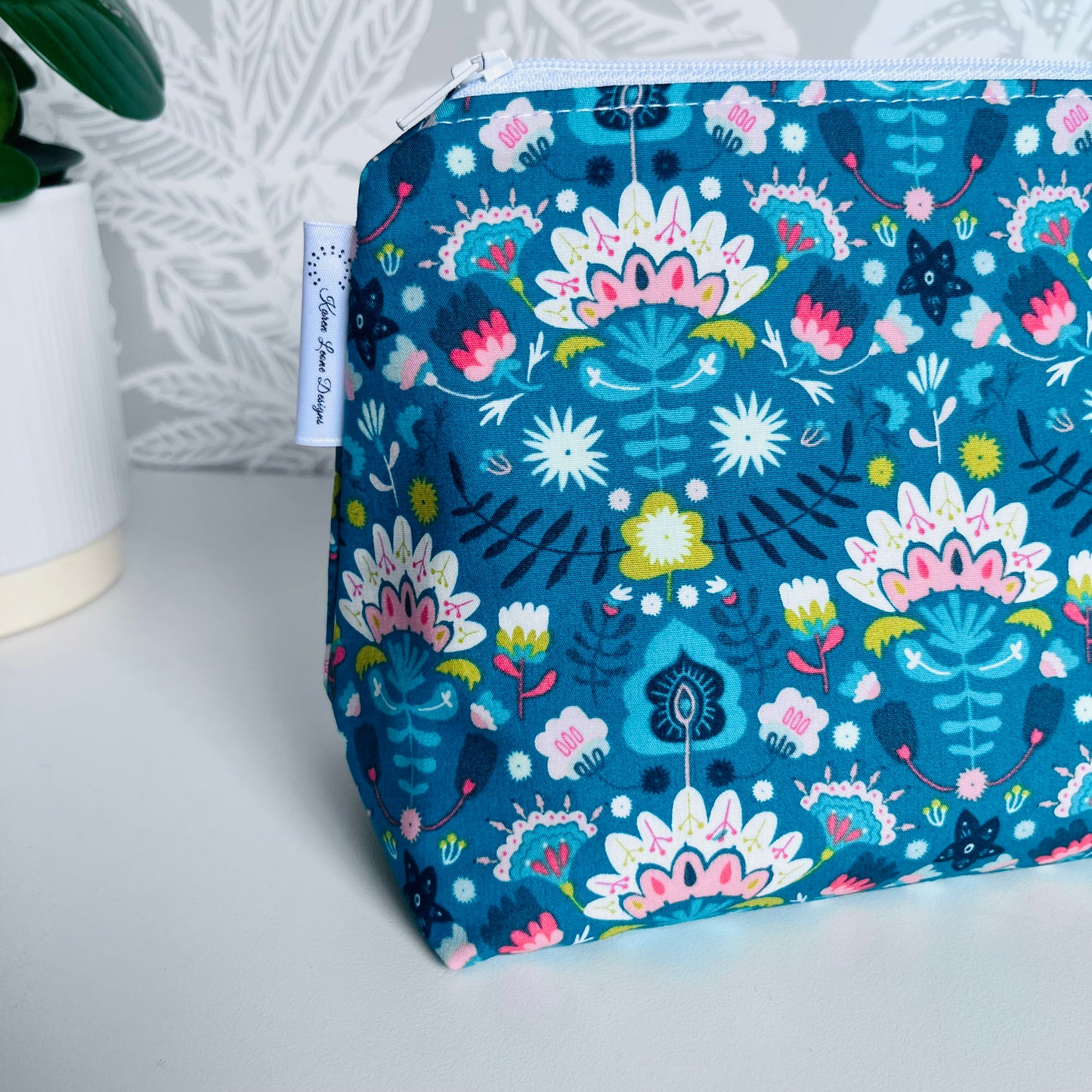Floral Travel/Cosmetic Bag