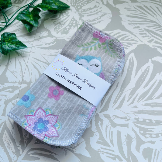 Owl Cloth Napkin