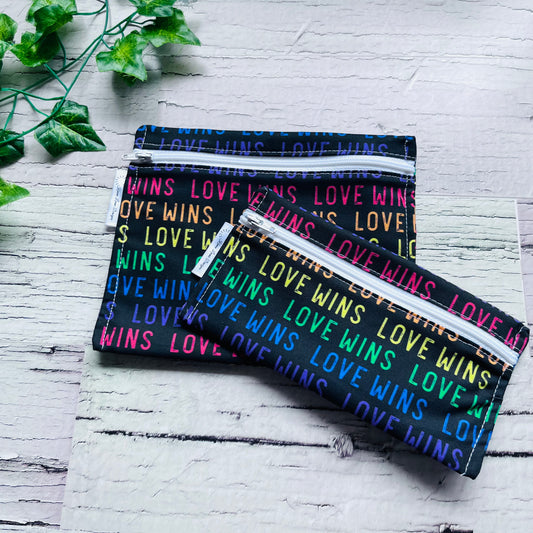 Love Wins Sandwich & Snack Bags