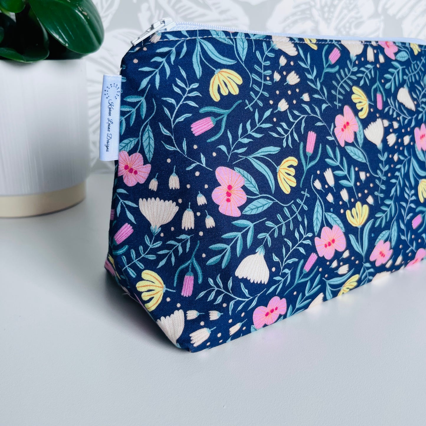 Floral Travel/Cosmetic Bag
