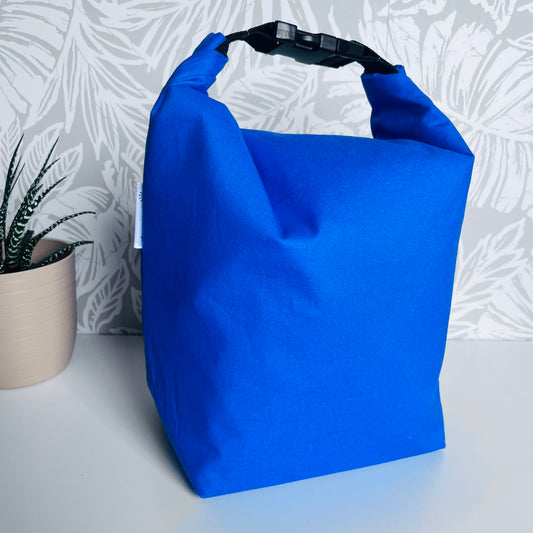 Solid Blue  Lunch Bag
