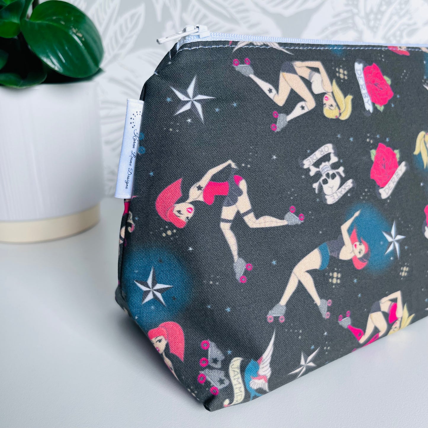 Roller Derby Travel/Cosmetic Bag