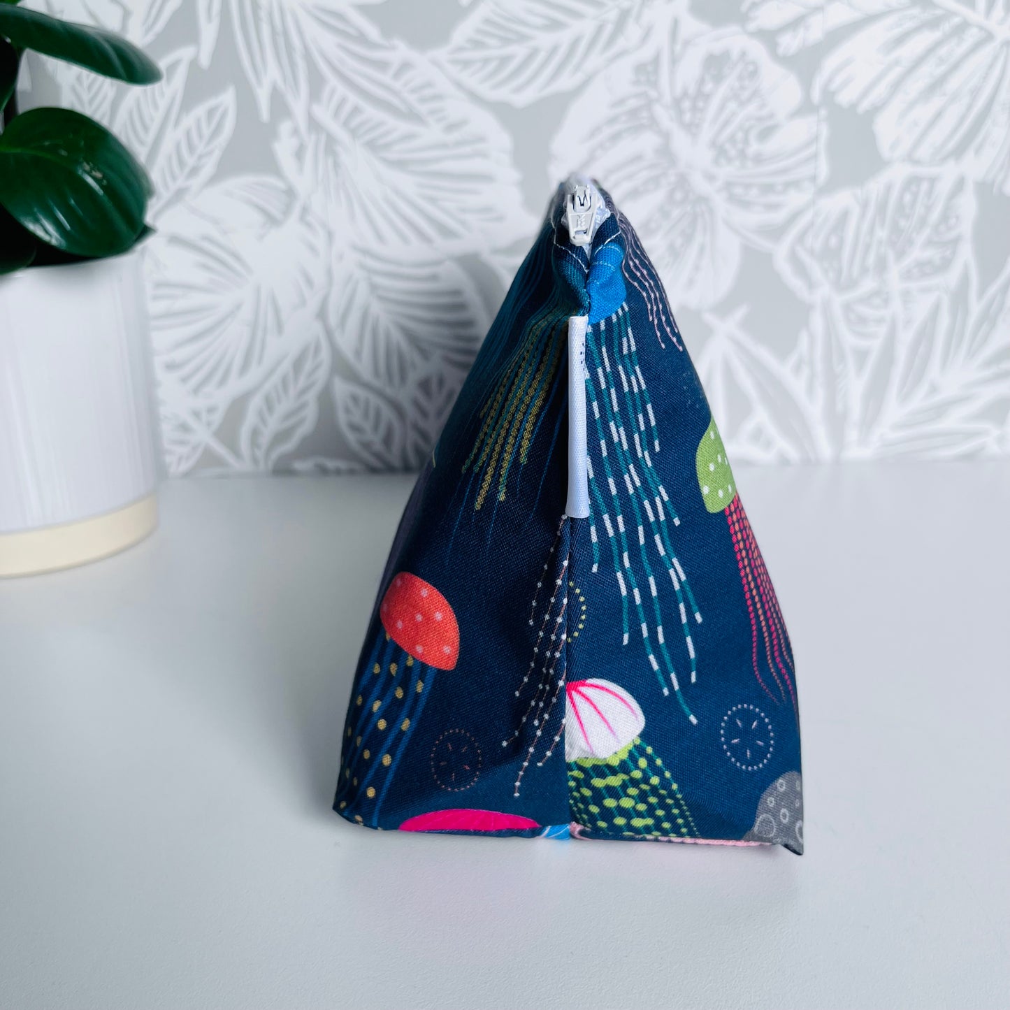 Blue Jelly Fish Travel/Cosmetic Bag