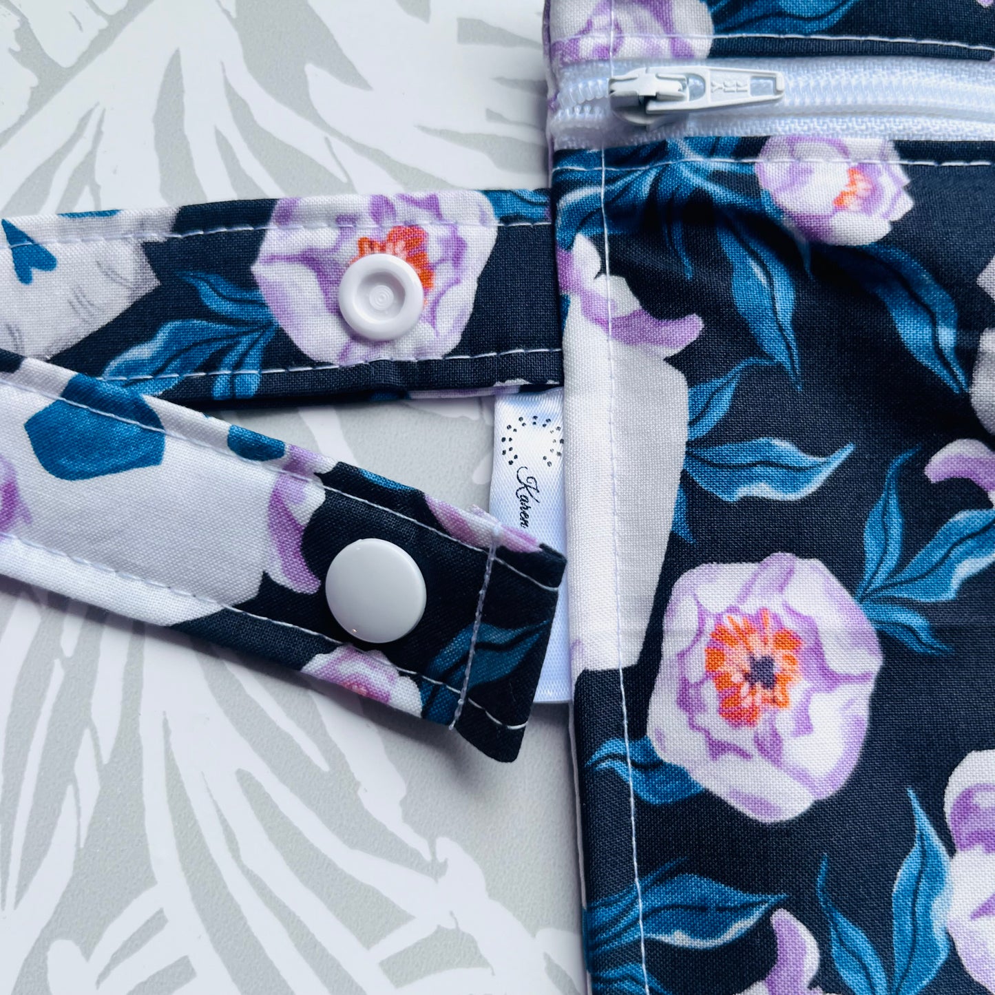 Skull & Floral Wet Bag