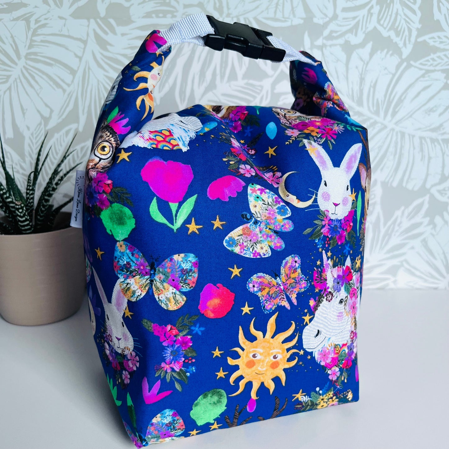 Flower & Animal  Lunch Bag