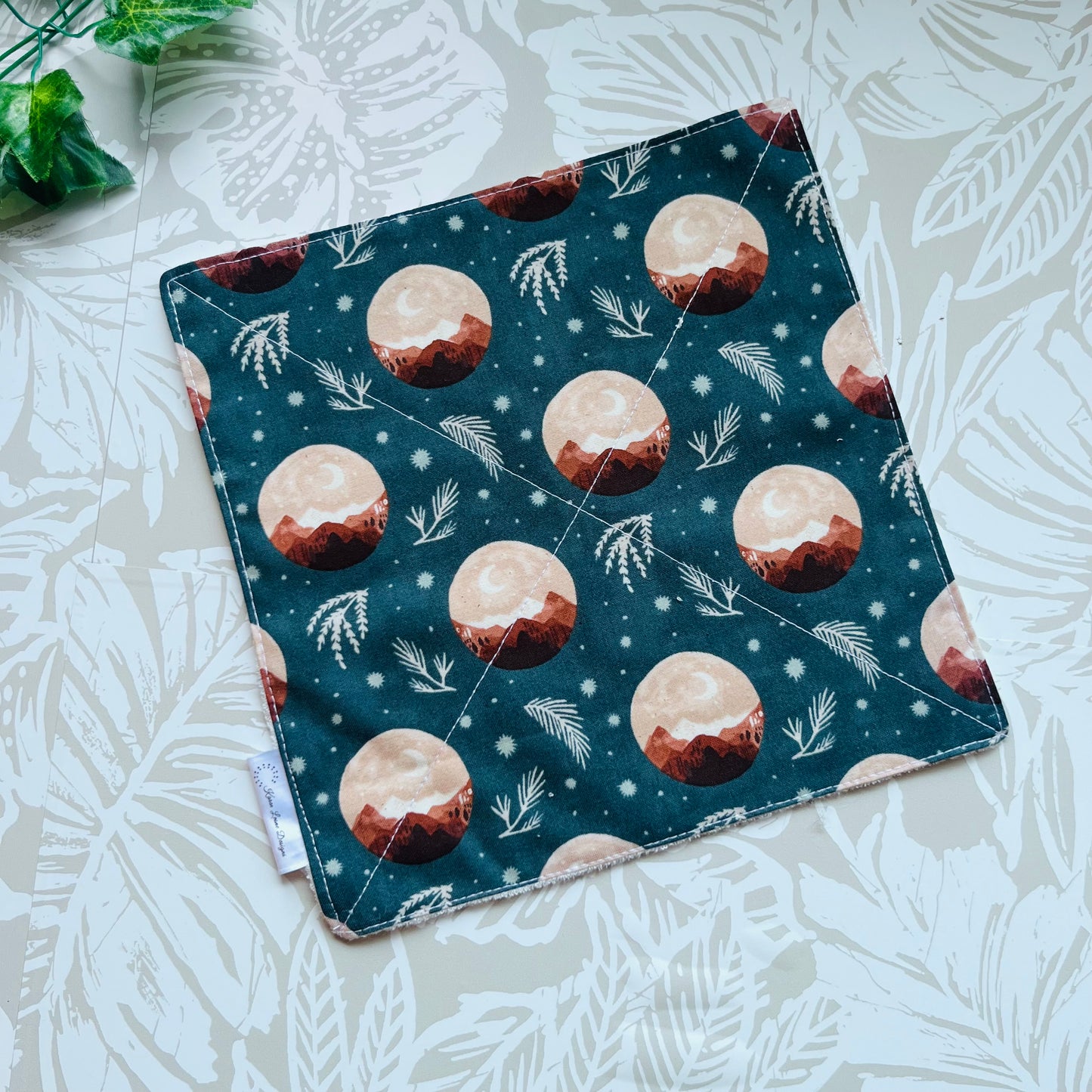 Mountain & Moon Wash Cloth