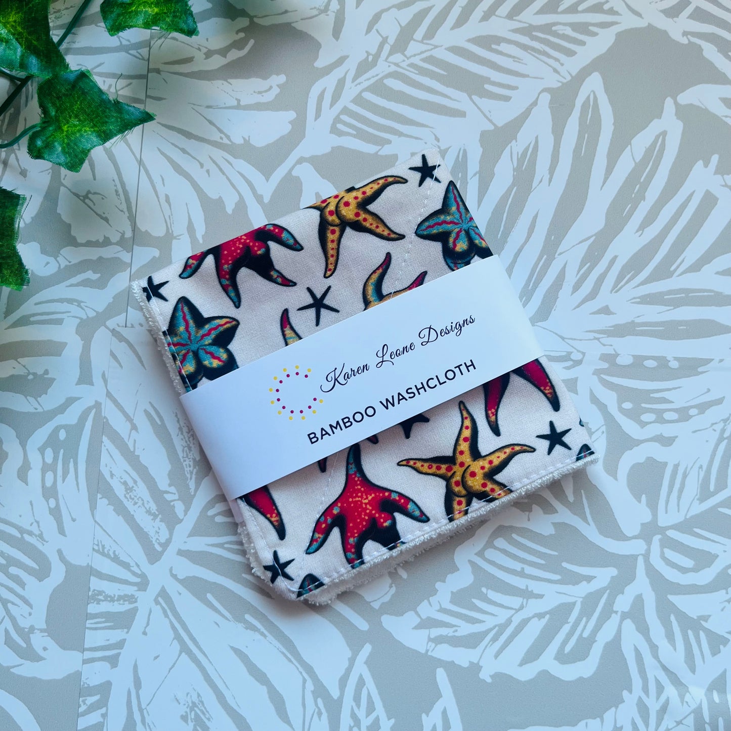 Starfish Bum Wash Cloth