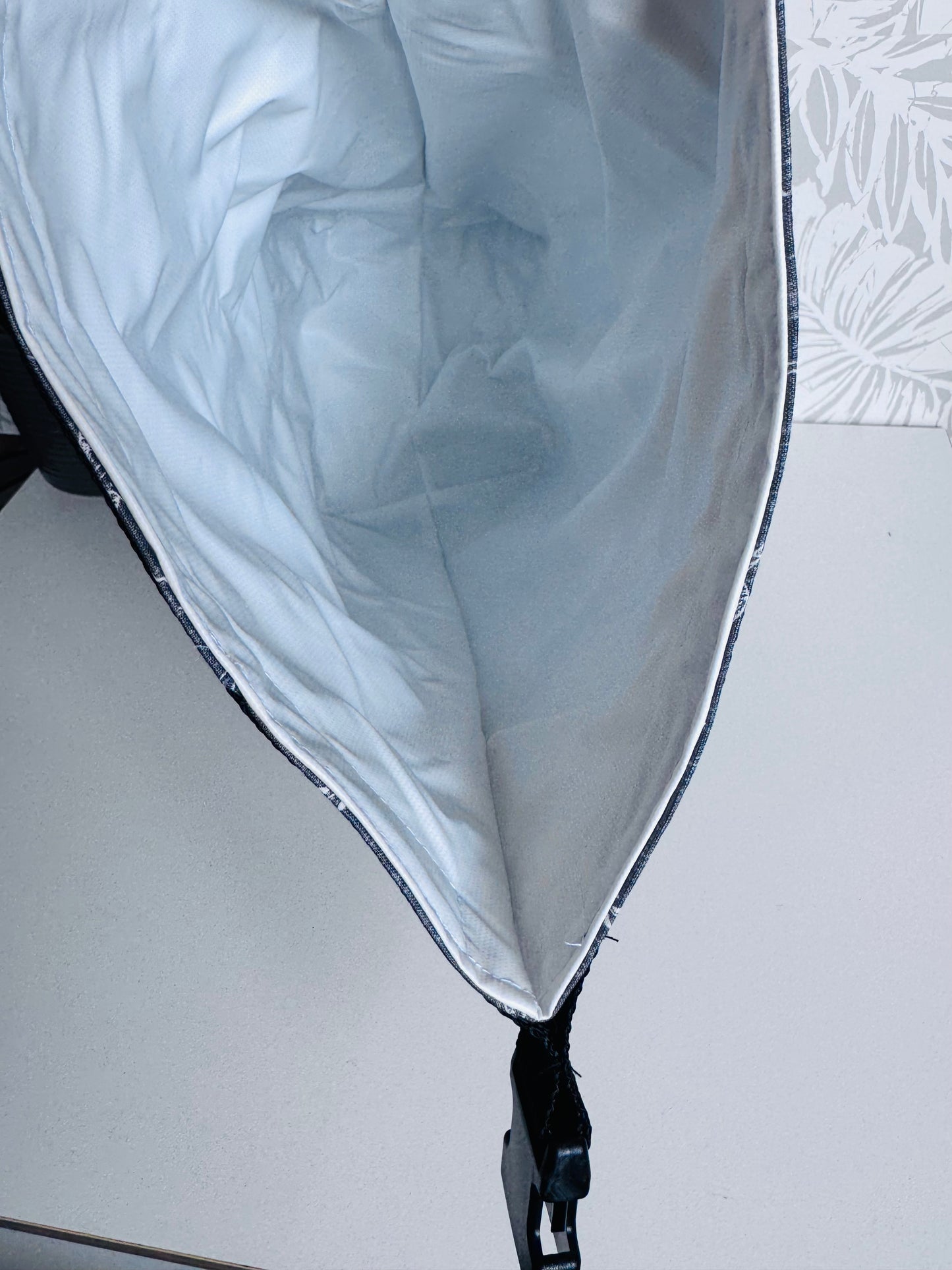 Grey Narwal Lunch Bag