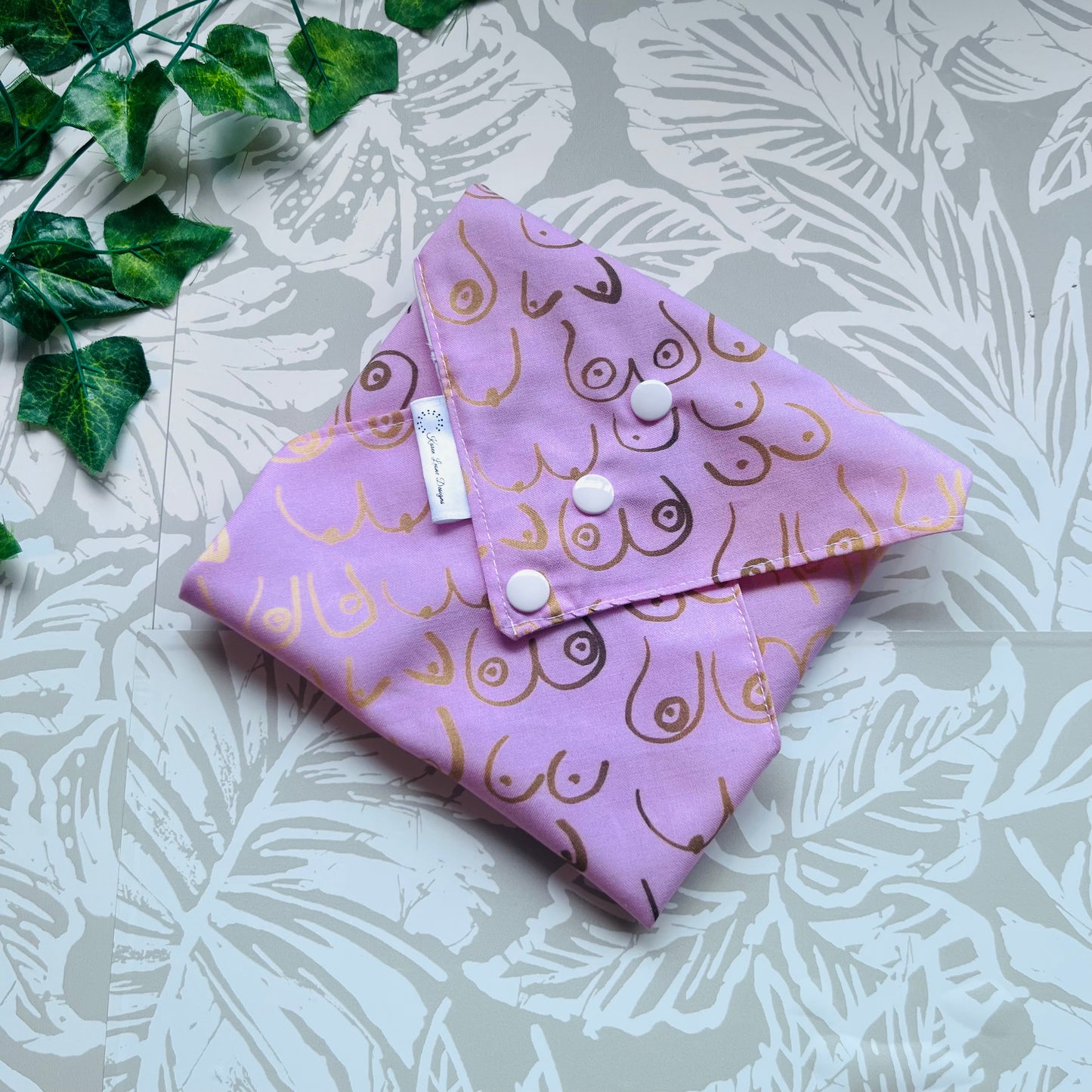 Pink & Gold Boob Sandwich Wrap