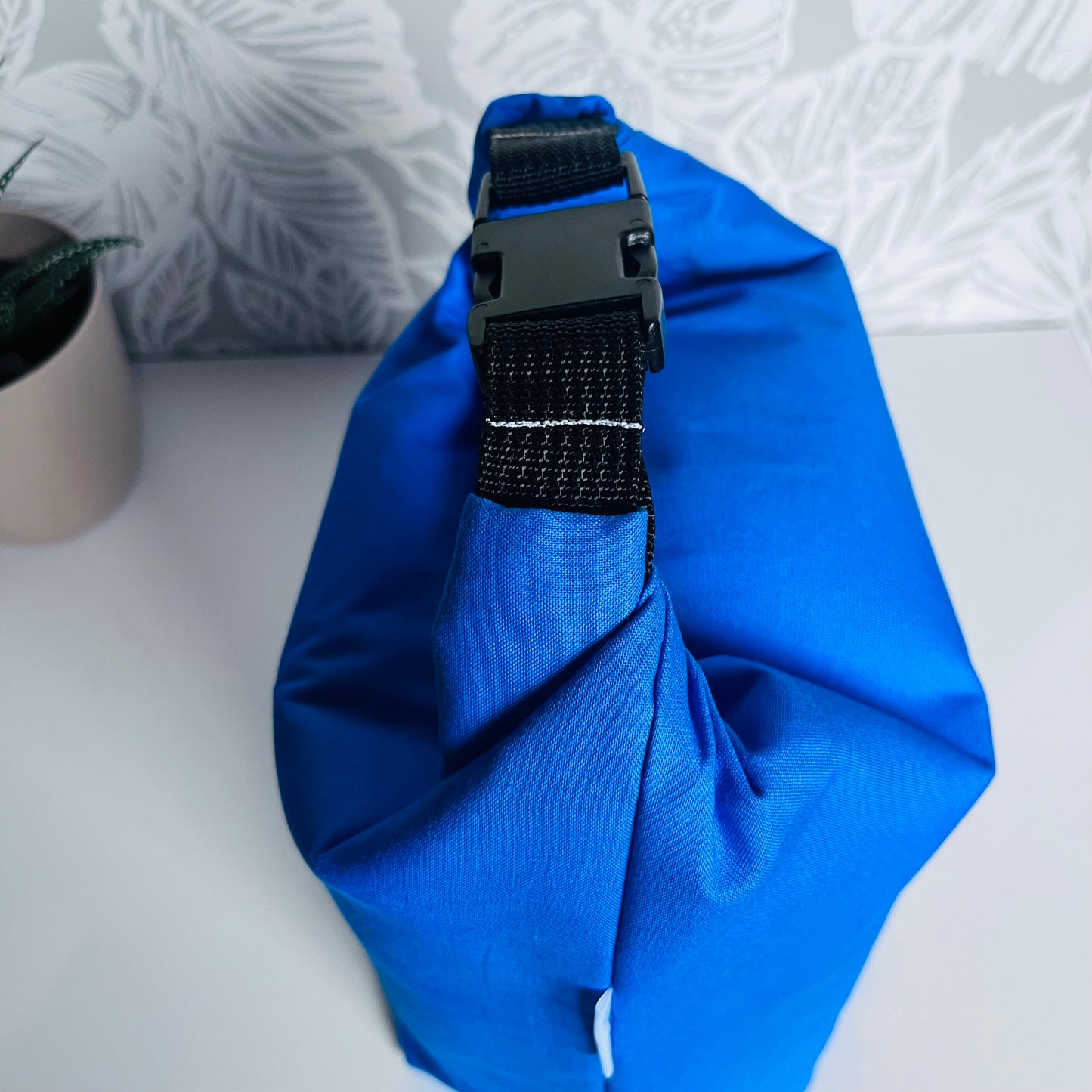 Solid Blue Lunch Bag